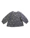 A Black Long Sleeve Tops from Natalys in size 6-12M for girl. (Back View)