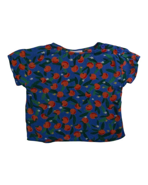 A Blue Short Sleeve T Shirts from Bobo Choses in size 3-6M for neutral. (Front View)