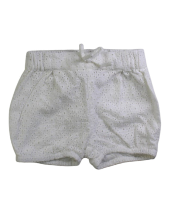A White Shorts from Natalys in size 3-6M for girl. (Front View)