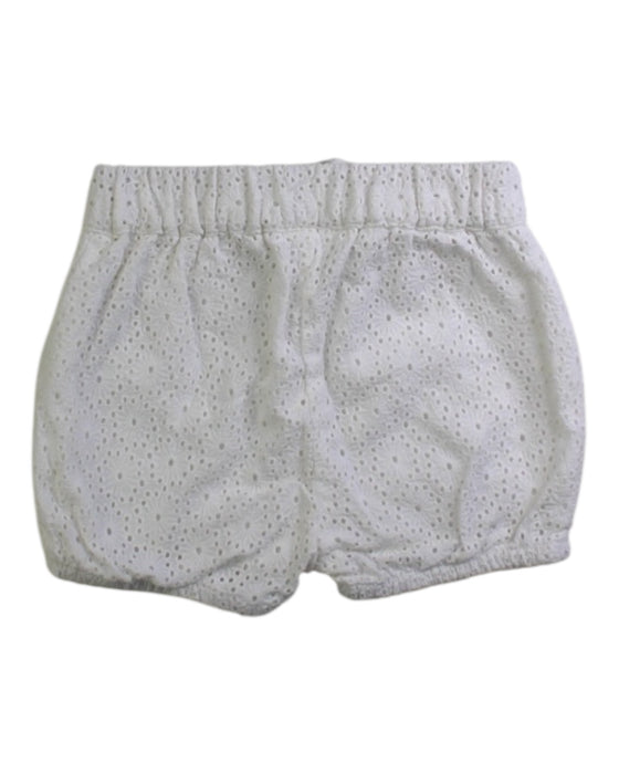 A White Shorts from Natalys in size 3-6M for girl. (Back View)