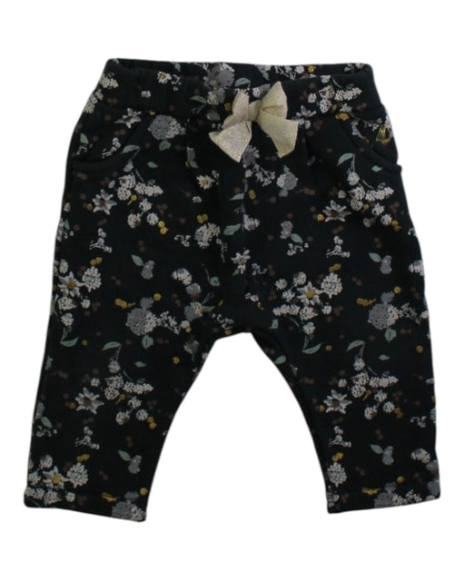 A Black Casual Pants from Petit Bateau in size 3-6M for girl. (Front View)