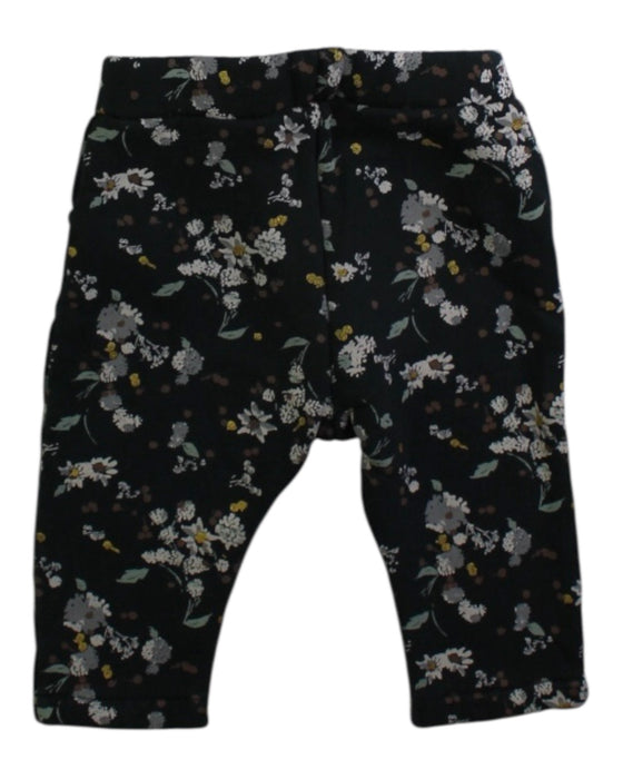 A Black Casual Pants from Petit Bateau in size 3-6M for girl. (Back View)
