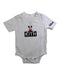 A White Short Sleeve Bodysuits from Kith in size 0-3M for boy. (Front View)