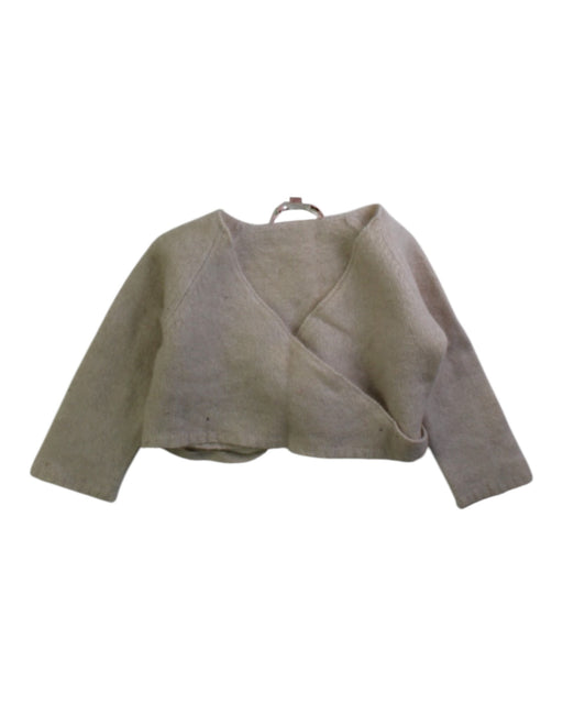 A Beige Long Sleeve Tops from Bonpoint in size 12-18M for girl. (Front View)