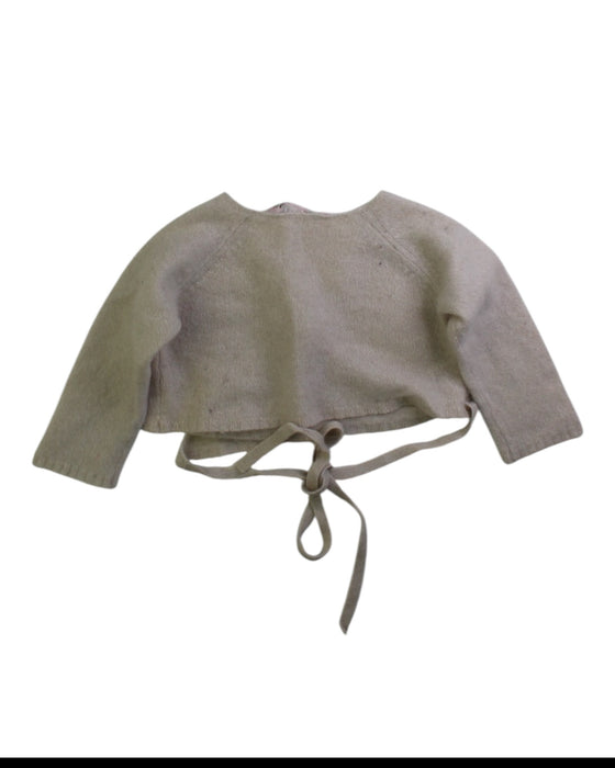 A Beige Long Sleeve Tops from Bonpoint in size 12-18M for girl. (Back View)