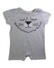 A Grey Short Sleeve Rompers from Seed in size 3-6M for neutral. (Front View)
