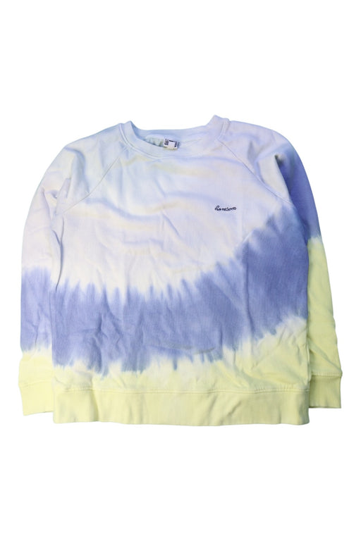 A Blue Crewneck Sweatshirts from Bonton in size 12Y for girl. (Front View)