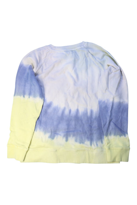 A Blue Crewneck Sweatshirts from Bonton in size 12Y for girl. (Back View)