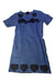 A Blue Short Sleeve Dresses from Stella McCartney in size 10Y for girl. (Front View)