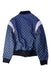 A Blue Lightweight Jackets from Fila in size 12Y for girl. (Back View)