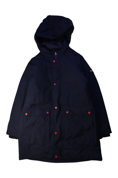 A Navy Coats from Aigle in size 12Y for girl. (Front View)
