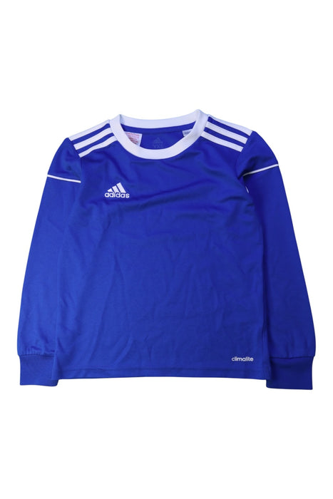 A Blue Active Tops from Adidas in size 7Y for boy. (Front View)