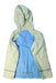 A Blue Rain Jackets from Patagonia in size 5T for boy. (Back View)