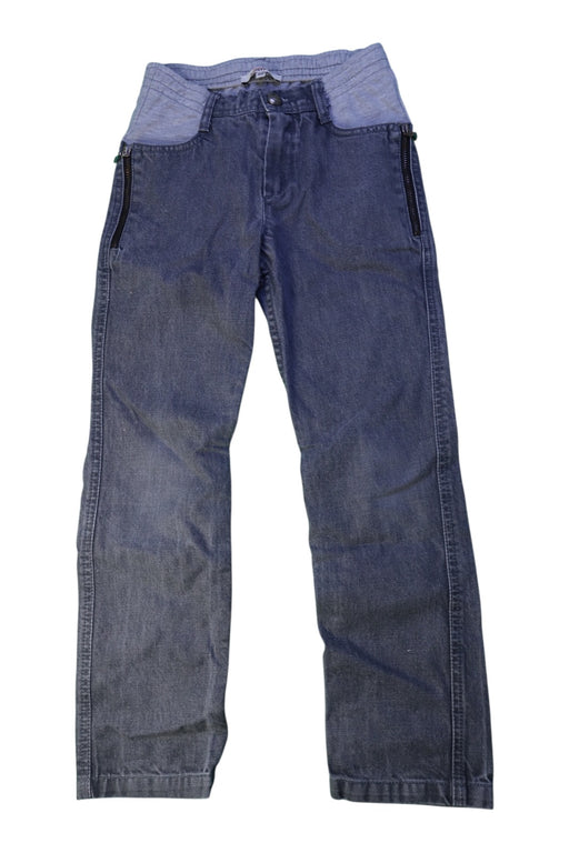 A Blue Jeans from Junior Gaultier in size 8Y for girl. (Front View)