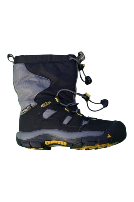 A Black Winter Boots from Keen in size 6T for neutral. (Front View)