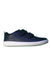 A Navy Sneakers from Bobux in size 6T for boy. (Front View)