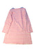 A Pink Long Sleeve Dresses from Miki House in size 2T for girl. (Back View)
