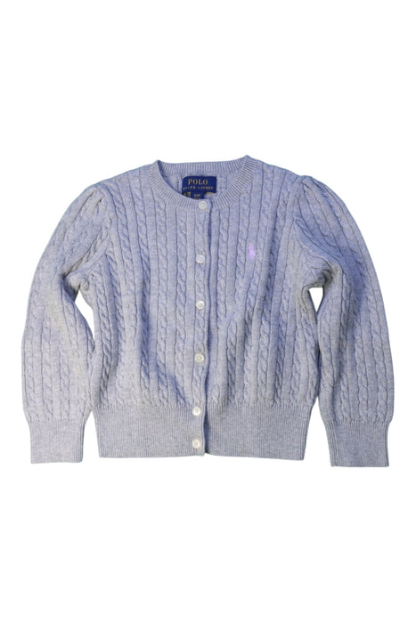 A Blue Cardigans from Polo Ralph Lauren in size 3T for girl. (Front View)