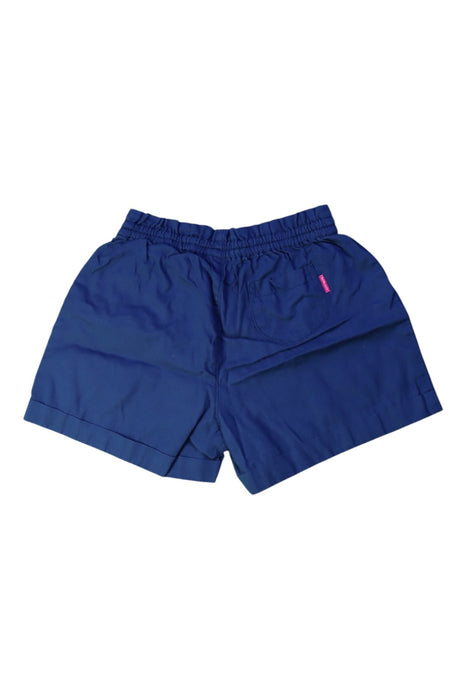 A Blue Shorts from Miki House in size 2T for girl. (Back View)