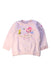 A Pink Crewneck Sweatshirts from Miki House in size 2T for girl. (Front View)