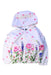 A White Lightweight Jackets from Monnalisa in size 4T for girl. (Front View)