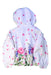 A White Lightweight Jackets from Monnalisa in size 4T for girl. (Back View)