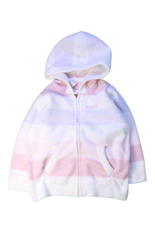 A White Zippered Sweatshirts from Gelato Pique in size 4T for girl. (Front View)