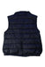 A Navy Outerwear Vests from Moncler in size 3T for girl. (Back View)