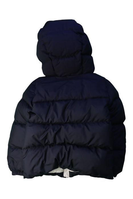 A Navy Puffer/Quilted Coats & Outerwear from Moncler in size 3T for girl. (Back View)