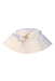 A White Sun Hats from Petit Bateau in size 3T for girl. (Back View)