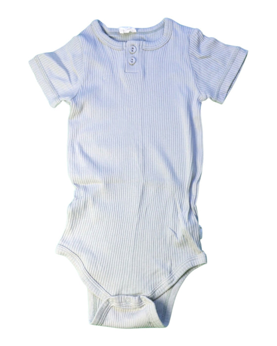 A Blue Short Sleeve Bodysuits from Jamie Kay in size 2T for girl. (Front View)