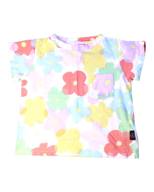A Multicolour Short Sleeve T Shirts from Kip&Co in size 2T for girl. (Front View)