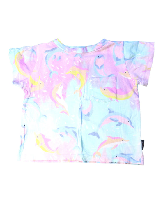 A Multicolour Short Sleeve T Shirts from Kip&Co in size 2T for girl. (Front View)