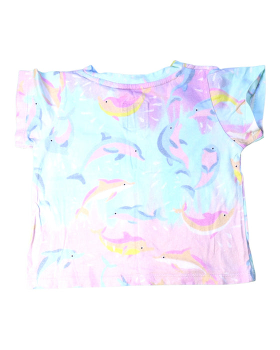 A Multicolour Short Sleeve T Shirts from Kip&Co in size 2T for girl. (Back View)