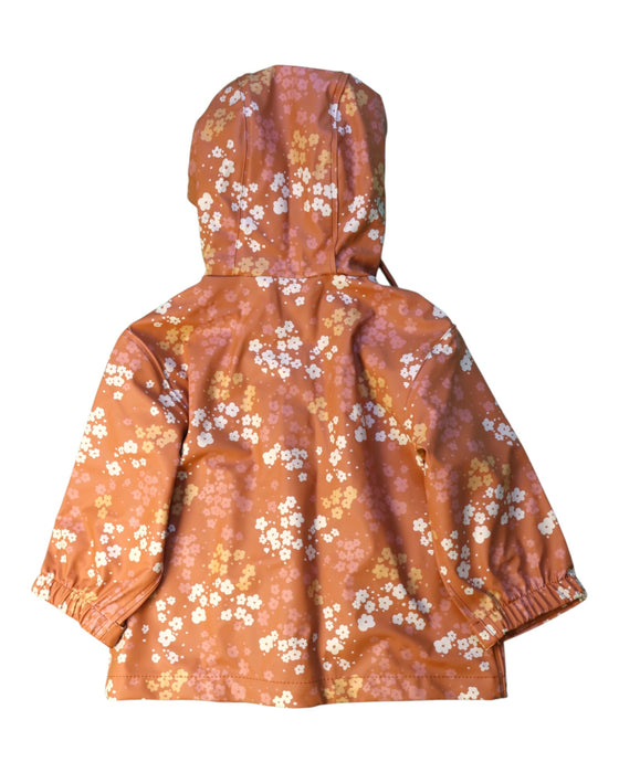 A Orange Rain Jackets from Crywolf in size 6-12M for neutral. (Back View)