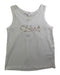 A White Sleeveless Tops from Chloe in size 6T for girl. (Front View)