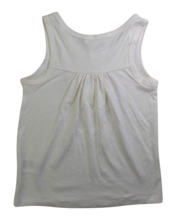 A White Sleeveless Tops from Chloe in size 6T for girl. (Back View)