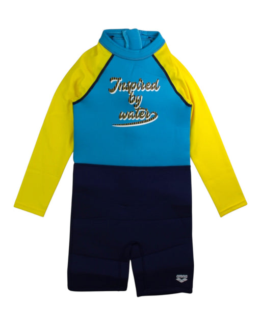 A Blue Rash Guards from Arena in size 5T for neutral. (Front View)