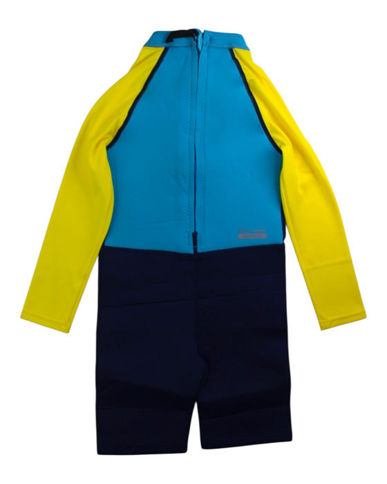 A Blue Rash Guards from Arena in size 5T for neutral. (Back View)