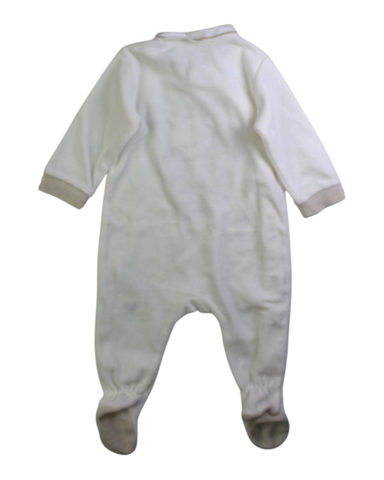 A White Onesies from Chicco in size 0-3M for neutral. (Back View)