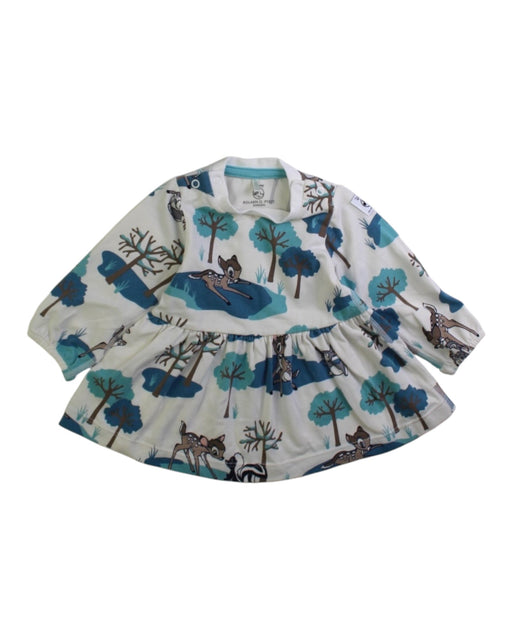 A White Long Sleeve Dresses from Polarn O. Pyret in size Newborn for girl. (Front View)