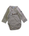 A Beige Long Sleeve Bodysuits from Polarn O. Pyret in size 0-3M for neutral. (Front View)