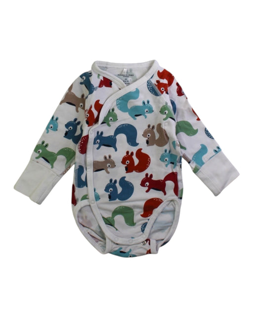 A Multicolour Long Sleeve Bodysuits from Polarn O. Pyret in size 3-6M for neutral. (Front View)