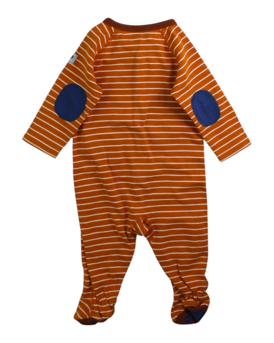 A Orange Onesies from Polarn O. Pyret in size 0-3M for neutral. (Back View)