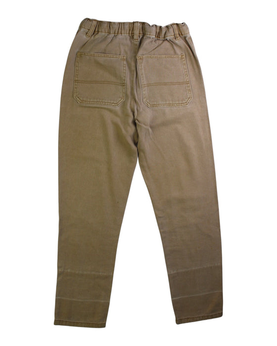 A Beige Casual Pants from Vertbaudet in size 9Y for boy. (Back View)