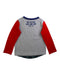 A Grey Long Sleeve T Shirts from Miki House in size 2T for boy. (Back View)