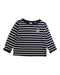 A Navy Long Sleeve T Shirts from Petit Main in size 2T for neutral. (Front View)