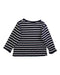 A Navy Long Sleeve T Shirts from Petit Main in size 2T for neutral. (Back View)