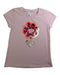 A Pink Short Sleeve Tops from Seed in size 7Y for girl. (Front View)