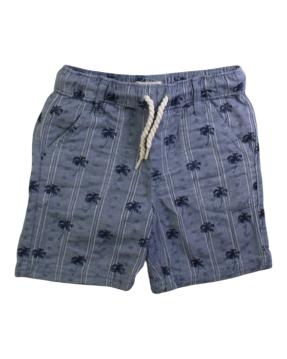 A Blue Shorts from Hatley in size 4T for boy. (Front View)